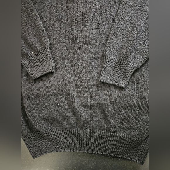 Silk Blend Daniel Sherman Oversize Black Cardigan - NWOT - Size L - Picture 12 of 12